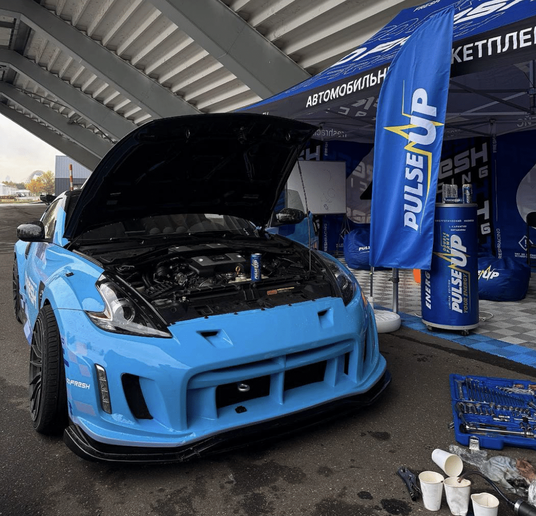 PulseUp на съёмках нового выпуска медиадрифта FRESH RACING